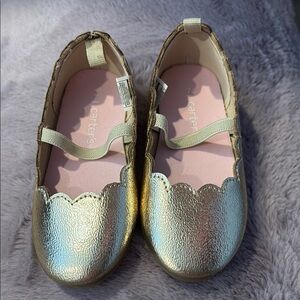 Carter's Gold Kids Ballet Flats